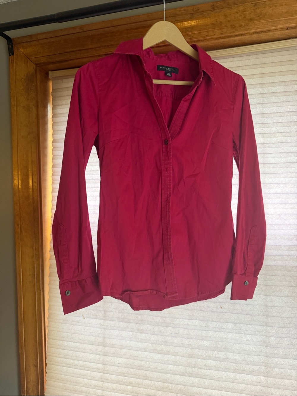 Charter Club woman’s Button-Down Shirt Jacket - magenta S 0244
